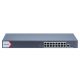 Hikvision DS-3E1518P-EI(V2) 18 portos PoE switch (230 W), 16 PoE + 1 kombinált uplink port + 1 SFP uplink port, menedzselhető