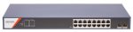   Hikvision DS-3E1518P-SI-16P2F 18 portos Gbit PoE switch (230 W), 16 PoE + 2 SFP uplink port, smart menedzselhető