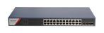   Hikvision DS-3E1528-SI-24T4F 28 portos Gbit switch, 24 RJ45 + 4 SFP uplink port, smart menedzselhető