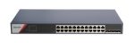   Hikvision DS-3E1528-SI-24T4F 28 portos Gbit switch, 24 RJ45 + 4 SFP uplink port, smart menedzselhető