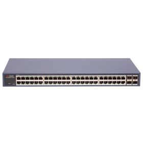   Hikvision DS-3E1552-SI-48T4F 52 portos Gbit switch, 48 RJ45 + 4 SFP uplink port, smart menedzselhető