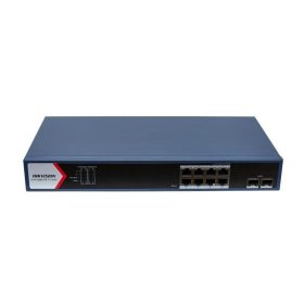   Hikvision DS-3E1710HP-SI-8P2X 10 portos Gbit PoE switch (130 W), 8 PoE+2 10G SFP uplink port, menedzselhető