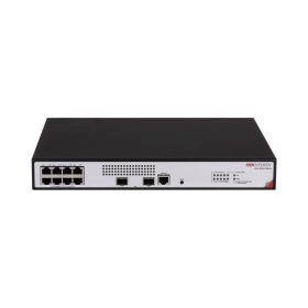   Hikvision DS-3E2510P-H 10 portos gigabit PoE switch (125 W), 8 PoE + 2 SFP uplink port, teljesen menedzselhető