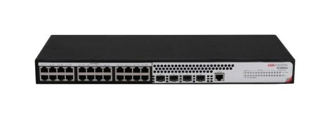 Hikvision DS-3E2528-H 28 portos gigabit switch, 24 port / 4 SFP uplink port, menedzselhető