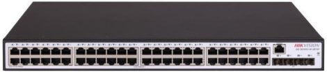 Hikvision DS-3E2552-HI-48T4F 52 portos switch, L2, 48 1000M RJ45 + 4 1000M SFP, menedzselhető