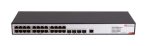   Hikvision DS-3E2728-HI-24T4X 28 portos switch, L2, 24 1000M RJ45 + 4 10G SFP+ uplink port, menedzselhető