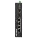 Hikvision DS-3T0506HP-E/HS 6 portos ipari Gbit PoE switch (60 W), 3 PoE+ / 1 HiPoE / 2 SFP uplink port, nem menedzselhető