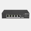 Hikvision DS-3T1306P-SI/HS 6 portos ipari 10/100 PoE switch (60 W), 4 PoE+ / 1 RJ45 + 1 SFP uplink port, menedzselhető Hikvision DS-3T1306P-SI/HS 6 portos ipari 10/100 PoE switch (60 W), 4 PoE+ / 1 RJ45 + 1 SFP uplink port, menedzselhető