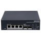 Hikvision DS-3T1506HP-EI-UPS 6 portos ipari Gbit PoE switch (120 W), 4 PoE+ / 2 SFP uplink port, 1 RS485 port, menedzselhető