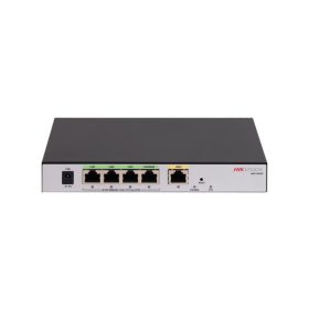   Hikvision DS-3WG105GP-SI All in One PoE Router, 1 Gigabit WAN ports, 4 Gigabit PoE LAN ports 1 LAN/WAN, beltéri