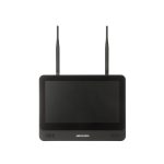   Hikvision DS-7604NI-L1/W/1T 4 csatornás WiFi NVR, 40/60 Mbps be-/kimeneti sávszélesség, 11.6" LCD kijelző, 1TB HDD