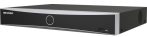   Hikvision DS-7604NXI-K1/4P (D)/Alarm4+1 4 csatornás AcuSense PoE NVR, 40/80 Mbps be-/kimeneti sávszélesség, riasztás I/O