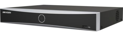 Hikvision DS-7608NXI-K1/8P (D)/Alarm4+1 8 csatornás AcuSense PoE NVR, 80/80 Mbps be-/kimeneti sávszélesség, riasztás I/O