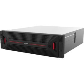   Hikvision DS-96128NI-H16R 128 csatornás NVR, 1024/1024 Mbps be-/kimeneti sávszélesség, riasztás I/O, eSata