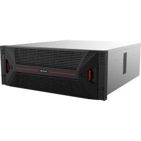   Hikvision DS-96128NI-H24R 128 csatornás NVR, 1024/1024 Mbps be-/kimeneti sávszélesség, riasztás I/O, eSata