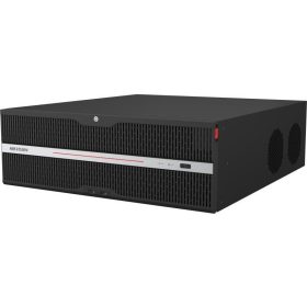   Hikvision DS-96128NXI-S16R 128 csatornás 8K NVR, 1280/1024 Mbps be-/kimeneti sávszélesség, riasztás I/O, eSata, redundáns táp