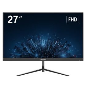   Hikvision DS-D5027F3-2P2S 27" LED monitor, 178° betekintési szög, Full HD felbontás, káva nélküli, hangszóró, 24/7 működés