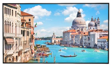 Hikvision DS-D5055UC-C 55" LED monitor, 178° betekintési szög, UHD felbontás, 24/7 működés, 1200:1 kontraszt