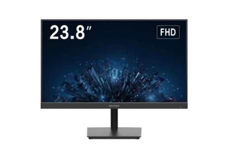 Hikvision DS-D5224F2-1V1S/B(EU) 23,8" BNC LED monitor, 178°/178° betekintési szög, Full HD felbontás, hangszóró, 24/7 működés