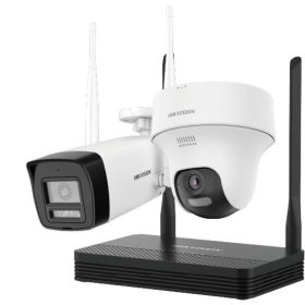   Hikvision DS-J142I/NKS424W02H IP SOHO kamera szett, 4 csatornás NVS+DS-2CV1043G2-LIDWF(2.8mm)(B)+DS-2CV1F43G2-LIDWF(2.8mm)(B)