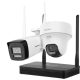 Hikvision DS-J142I/NKS424W02H IP SOHO kamera szett, 4 csatornás NVS+DS-2CV1043G2-LIDWF(2.8mm)(B)+DS-2CV1F43G2-LIDWF(2.8mm)(B)