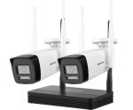   Hikvision DS-J142I/NKS424W0H IP SOHO kamera szett, 4 csatornás NVS + 2 db DS-2CV1043G2-LIDWF(2.8mm)(B)