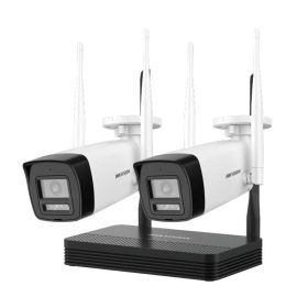   Hikvision DS-J142I/NKS424W0H IP SOHO kamera szett, 4 csatornás NVS + 2 db DS-2CV1043G2-LIDWF(2.8mm)(B)