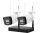 Hikvision DS-J142I/NKS424W0H IP SOHO kamera szett, 4 csatornás NVS + 2 db DS-2CV1043G2-LIDWF(2.8mm)(B)