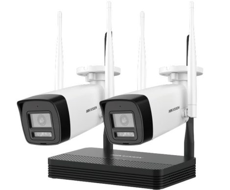 Hikvision DS-J142I/NKS424W0H IP SOHO kamera szett, 4 csatornás NVS + 2 db DS-2CV1043G2-LIDWF(2.8mm)(B)