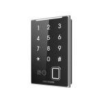   Hikvision DS-K1109DKFB-QR Kártya- DESfire, Felica, Mifare (13.56 MHz) ujjlenyomat és QR kód olvasó, RS485 vagy Wiegand kimenet