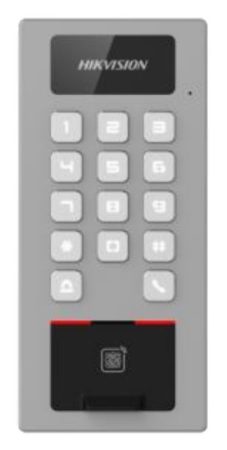 Hikvision DS-K1T502DBFWX Beléptető vezérlő terminál, Mifare, DESfire és ujjnyomat hitelesítés, IP65, IK09, WiFi