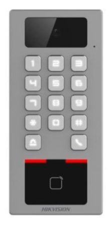 Hikvision DS-K1T502DBWX-C Beléptető vezérlő terminál kamerával, Mifare, DESfire hitelesítés, IP65, IK09, WiFi