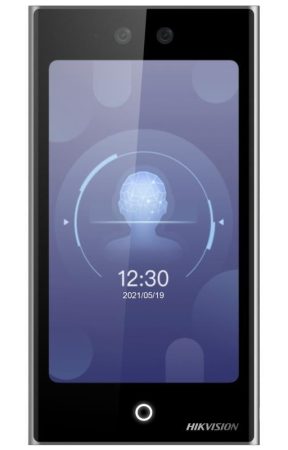 Hikvision DS-K1T673TDWX 7" MinMoe arcfelismerő beléptető vezérlő terminál, Mifare/Felica/DESfire kártyaolvasó, RS485 & WG