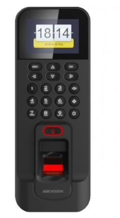Hikvision DS-K1T804BF Beléptető vezérlő terminál, ujjnyomatolvasóval, Wiegand kimenet