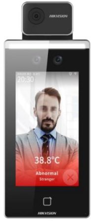 Hikvision DS-K1TA70MI-T 7" MinMoe arcfelismerő beléptető vezérlő terminál testhőmérséklet méréssel