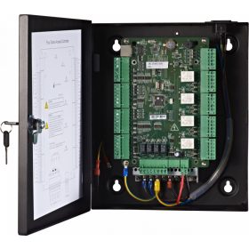   Hikvision DS-K2804 Ajtóvezérlő 4 ajtóhoz, egy irány, 4 Wiegand olvasó, 4 esemény bemenet és 4 riasztási relé kimenet