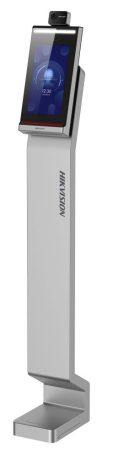 Hikvision DS-K5604A-3XF/V 10" MinMoe arcfelismerő beléptető vezérlő terminál testhőmérséklet méréssel, álló kivitel