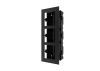 Hikvision DS-KD-ACF3/Black/EU BV Társasházi IP video-kaputelefon szerelőkeret süllyesztéshez, 3 modulos verzió, fekete