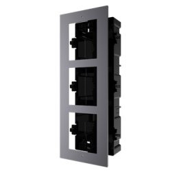   Hikvision DS-KD-ACF3 Társasházi IP video-kaputelefon szerelőkeret süllyesztéshez, 3 modulos verzió