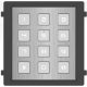 Hikvision DS-KD-KP/S Társasházi IP video-kaputelefon kültéri billentyűzet/tasztatúra modulegység, rozsdamentes acél