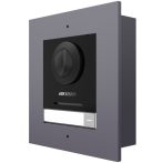   Hikvision DS-KD8003-IME1/Flush (B) Társasházi IP video-kaputelefon kültéri főegység, moduláris, süllyeszthető, 12VDC/PoE