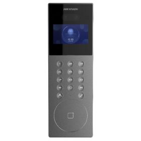   Hikvision DS-KD9203-E6 Társasházi IP video-kaputelefon kültéri egység, arcfelismerés/kártyaolvasó, LCD kijelzővel