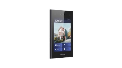 Hikvision DS-KD9403-E6 Társasházi IP video-kaputelefon kültéri egység, arcfelismerés/kártyaolvasó, IPS kijelzővel