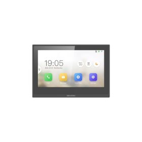   Hikvision DS-KH6351-TE1 IP video-kaputelefon beltéri egység, 7" TFT érintőkijelző, 1024x600 felbontás, fém kerettel