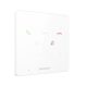 Hikvision DS-KH7000EY-E2/White Kétvezetékes HD kaputelefon beltéri egység, beépített mikrofon, fehér
