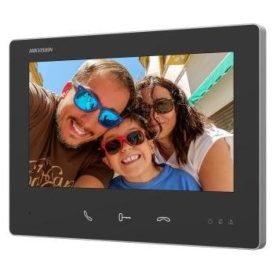   Hikvision DS-KH7300EY-TE2 Kétvezetékes HD video-kaputelefon beltéri egység, 7" LCD kijelző, 1024x600 felbontás