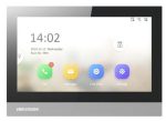   Hikvision DS-KH8380-TE1 IP video-kaputelefon beltéri egység, 7" LCD kijelző, 1024x600 felbontás, PoE