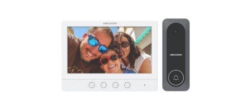 Hikvision DS-KIS212 (B) Négyvezetékes HD video-kaputelefon szett: kültéri, beltéri