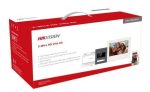  Hikvision DS-KIS704EY/Aluminum Kétvezetékes HD video-kaputelefon szett, alumínium kültéri, fehér beltéri, disztributor, tápegység