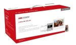   Hikvision DS-KIS704EY Kétvezetékes HD video-kaputelefon szett, kültéri, fehér beltéri, disztributor, tápegység